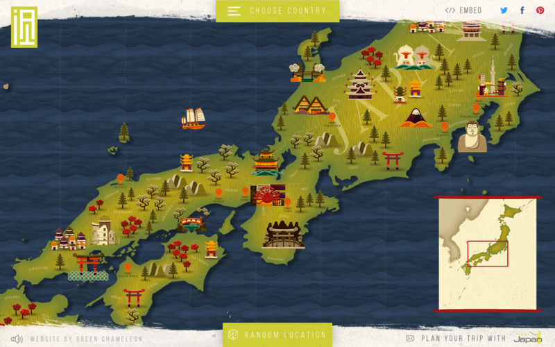 Awesome Interactive map of Japan